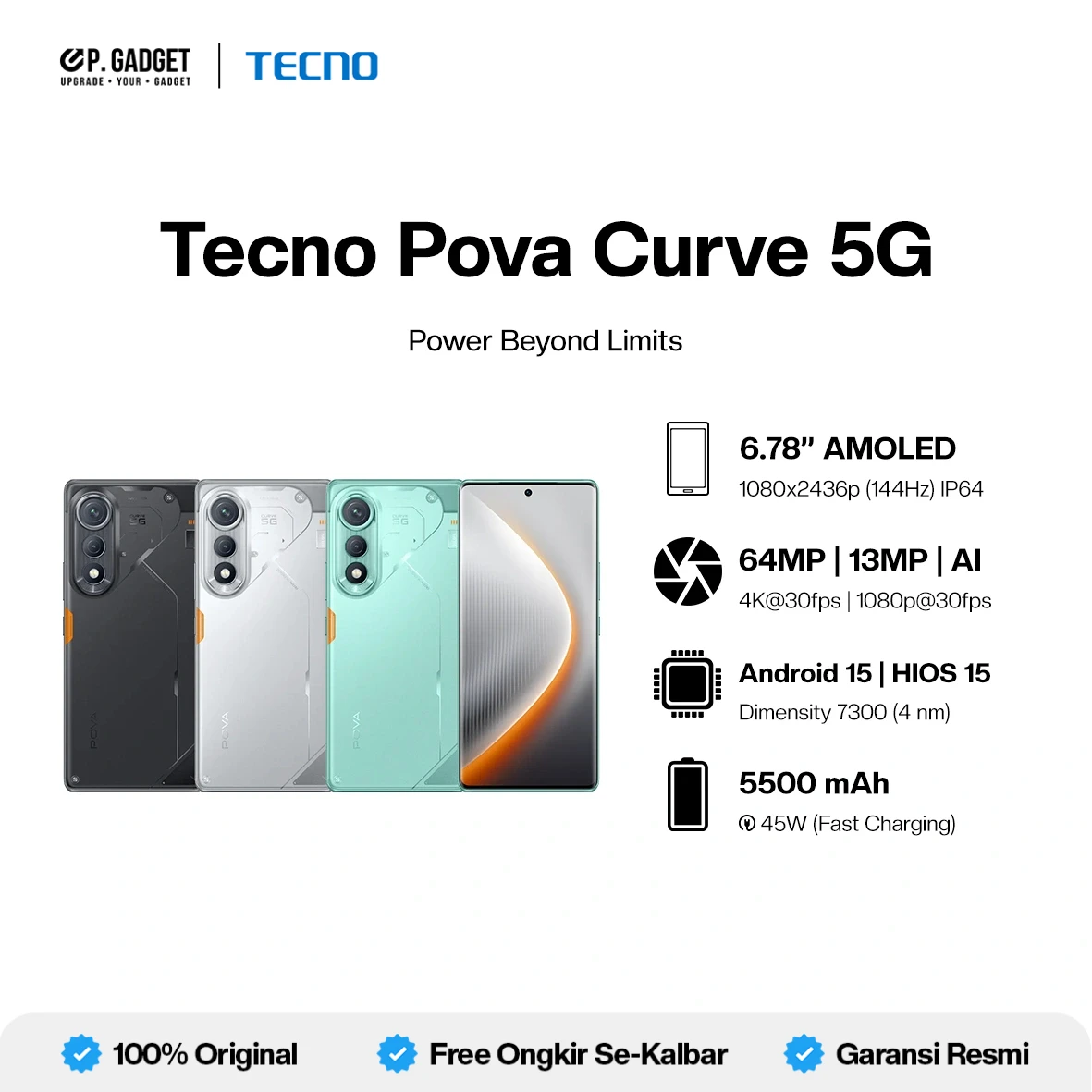 TECNO POVA CURVE 5G