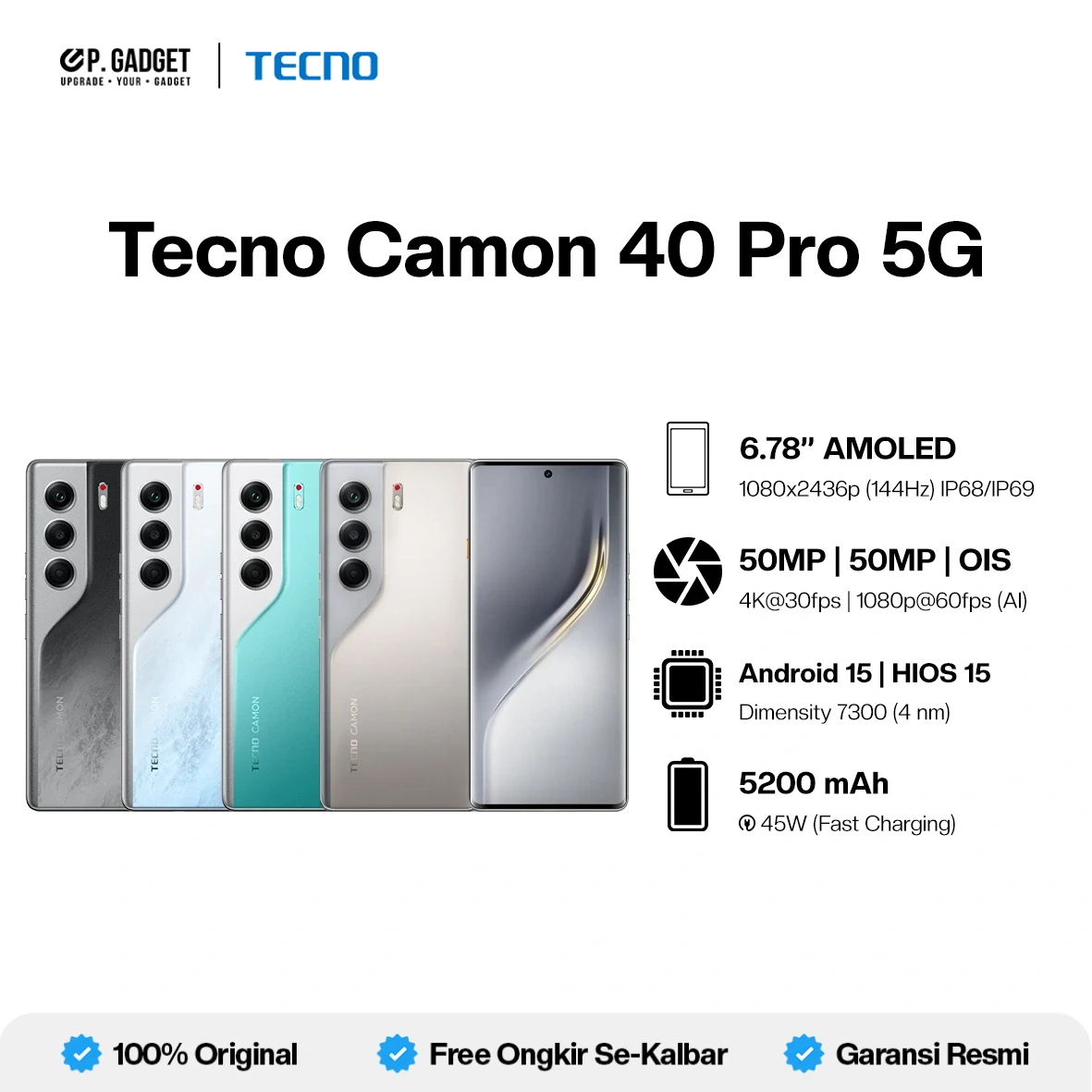 TECNO CAMON 40 PRO 5G