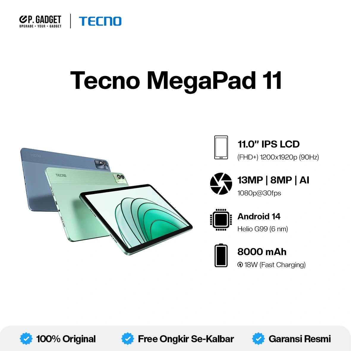 TECNO MEGAPAD 11 (CELL)