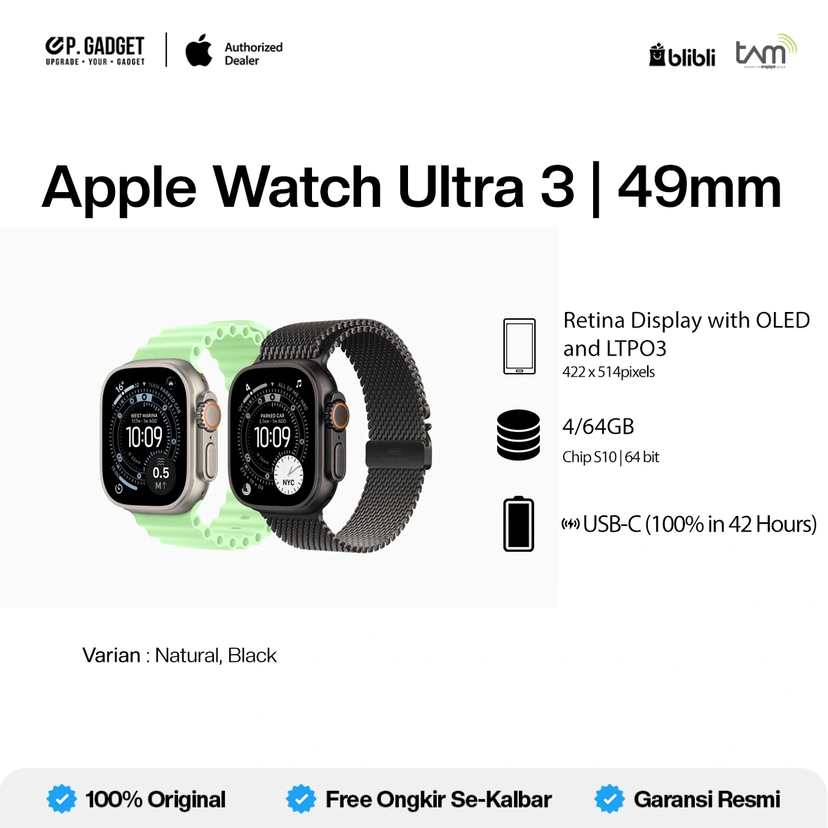 Apple Watch Ultra 3 49mm