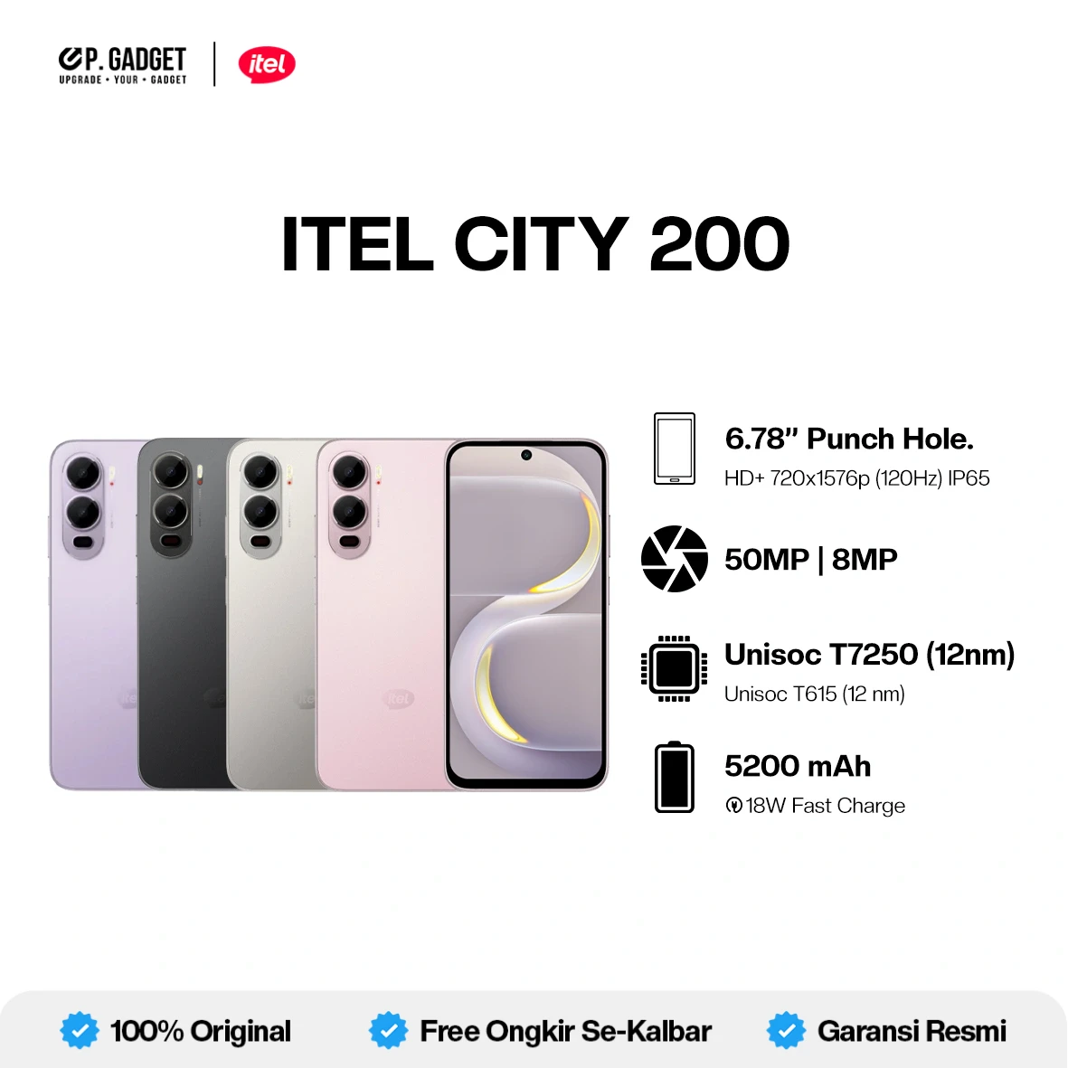 ITEL CITY 200 4/128
