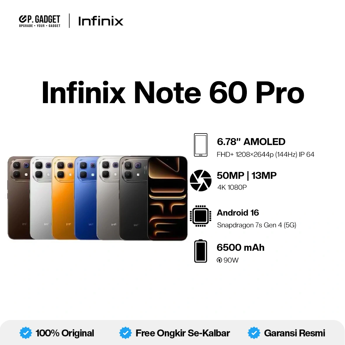 INFINIX NOTE 60 PRO GIFT BOX  12/256