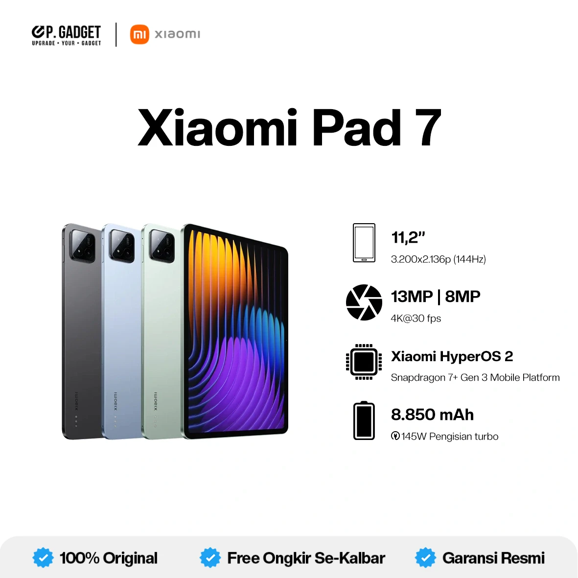 REDMI PAD 7  8/256GB