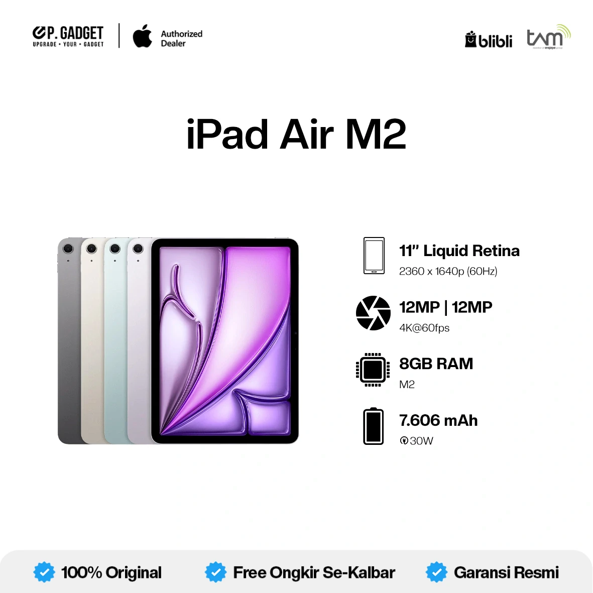 IPAD AIR M2 128GB