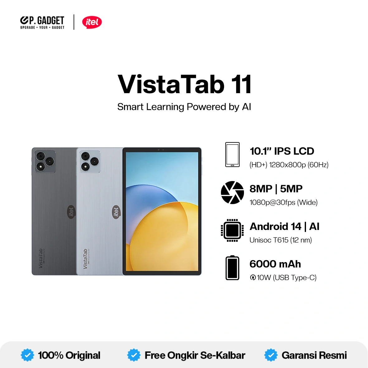 ITEL PAD VISTA 11 4G (KEYS & STYLUS)