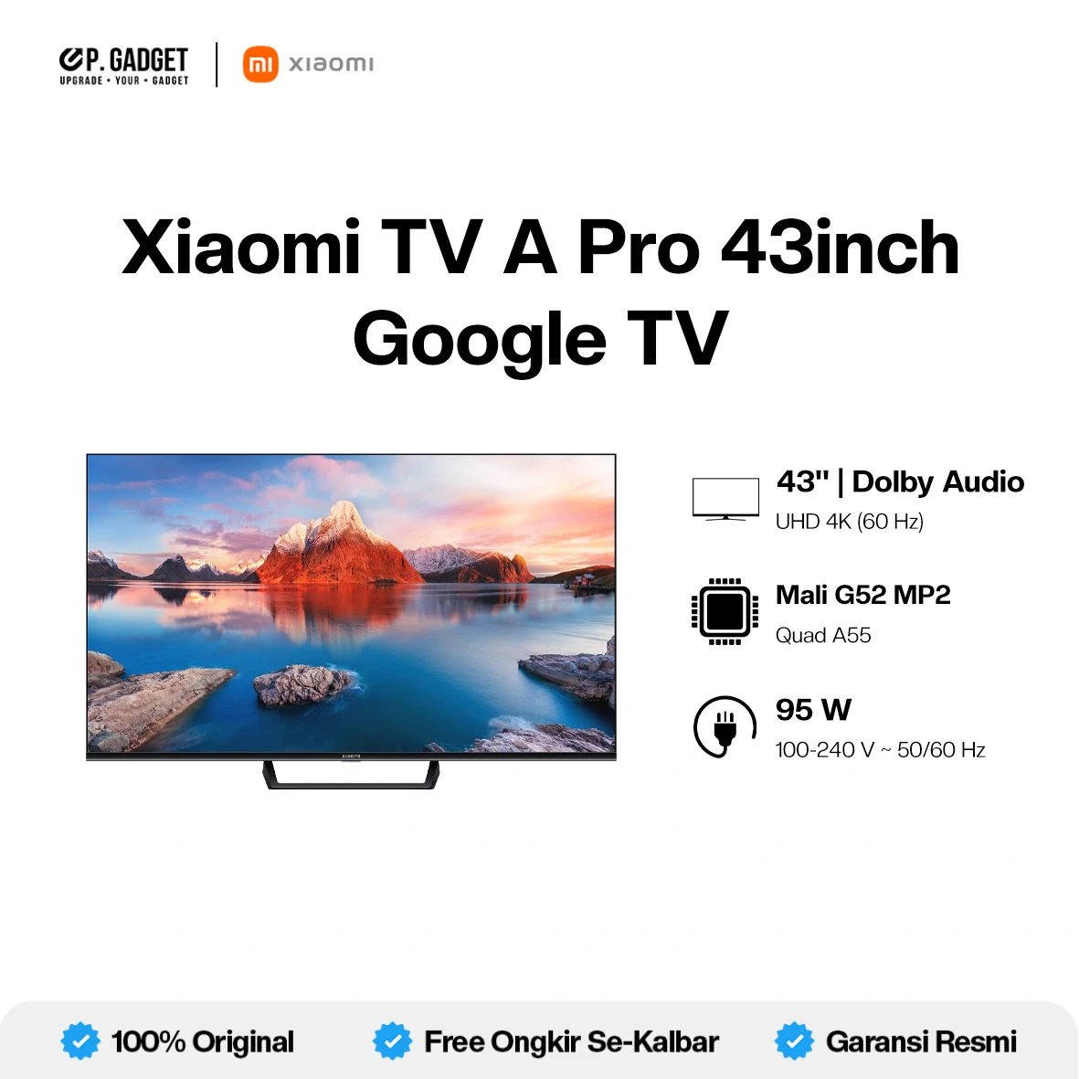 XIAOMI TV A PRO 43 U