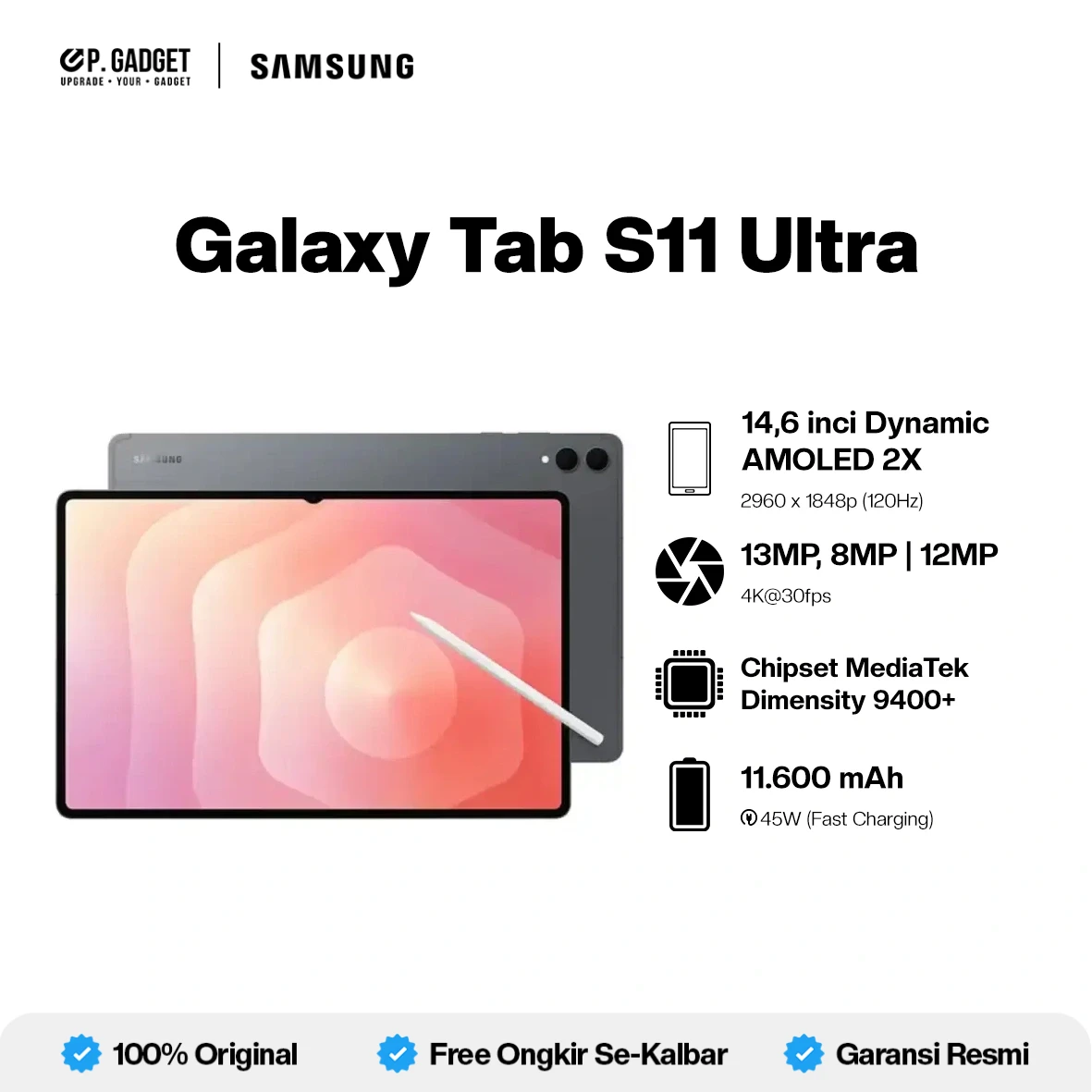 SAMSUNG GALAXY TAB S11 ULTRA 5G