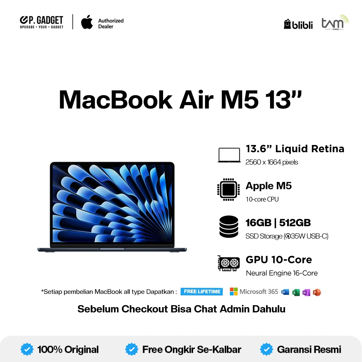MACBOOK AIR M5 13