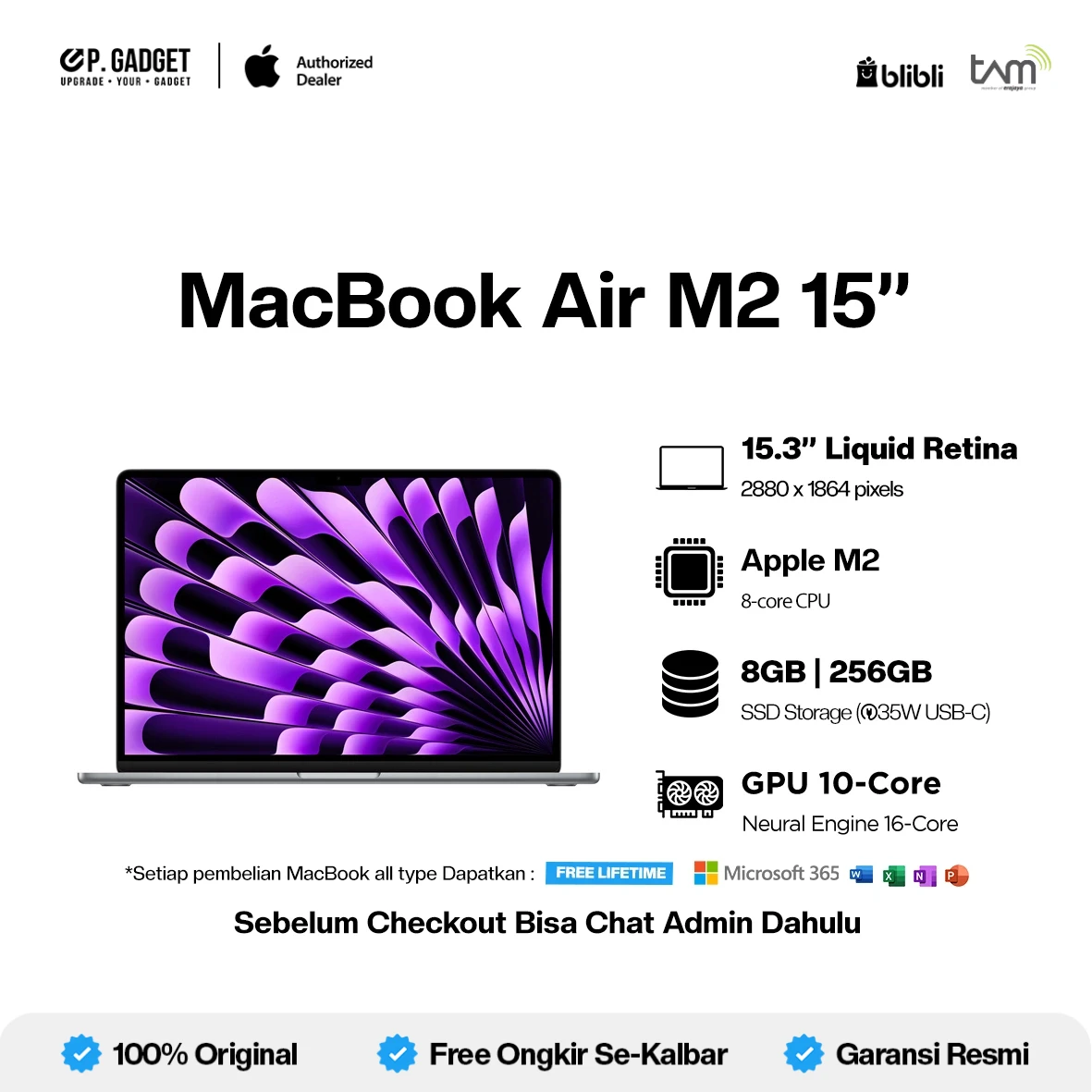 MACBOOK AIR M2 (15 inch)