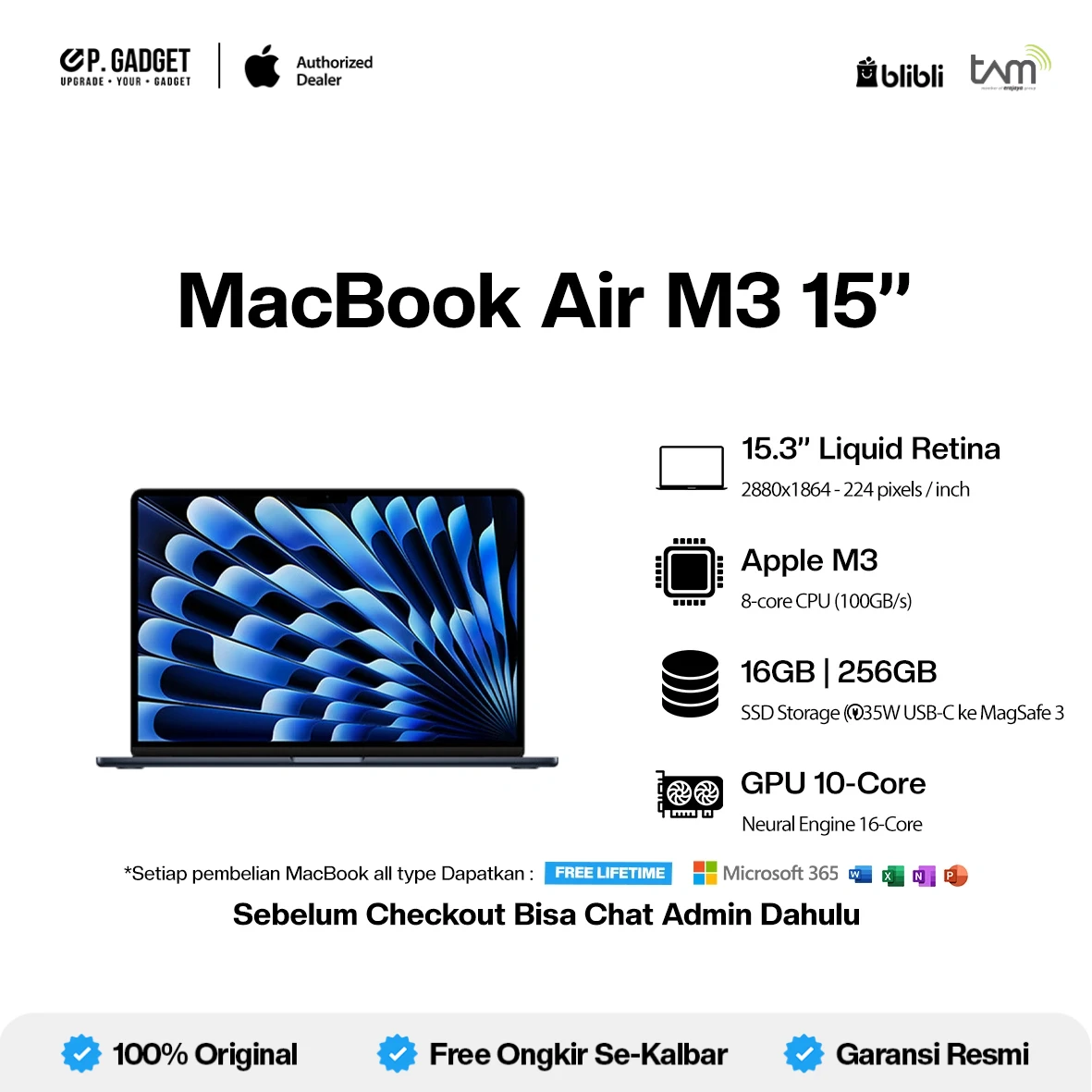 MACBOOK AIR M3 (15-inch)