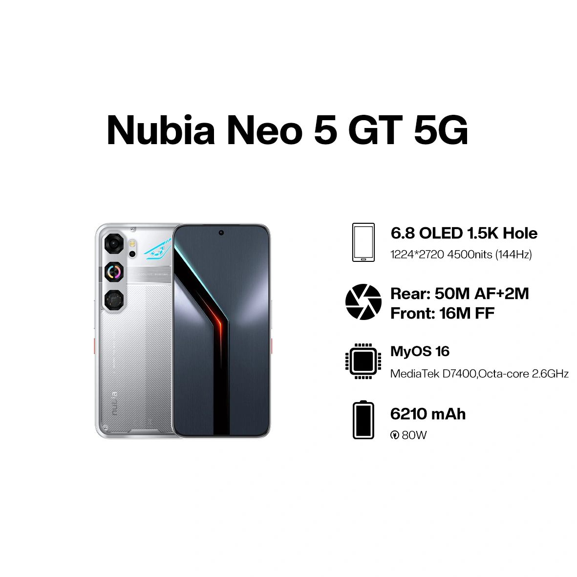 NUBIA NEO 5 GT 5G