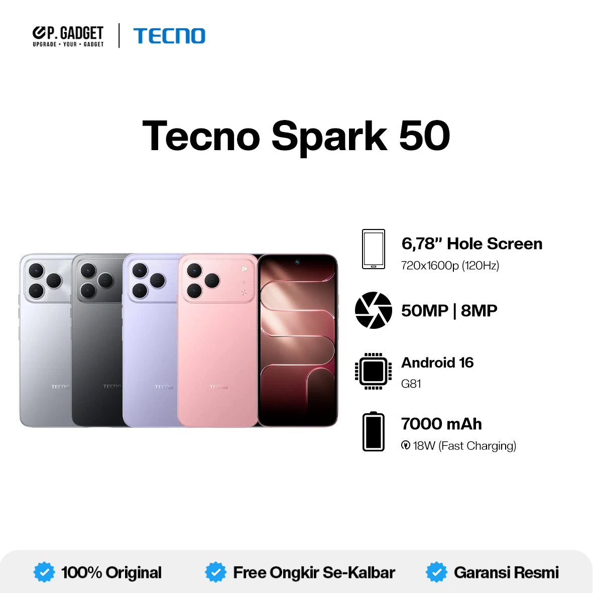 TECNO SPARK 50