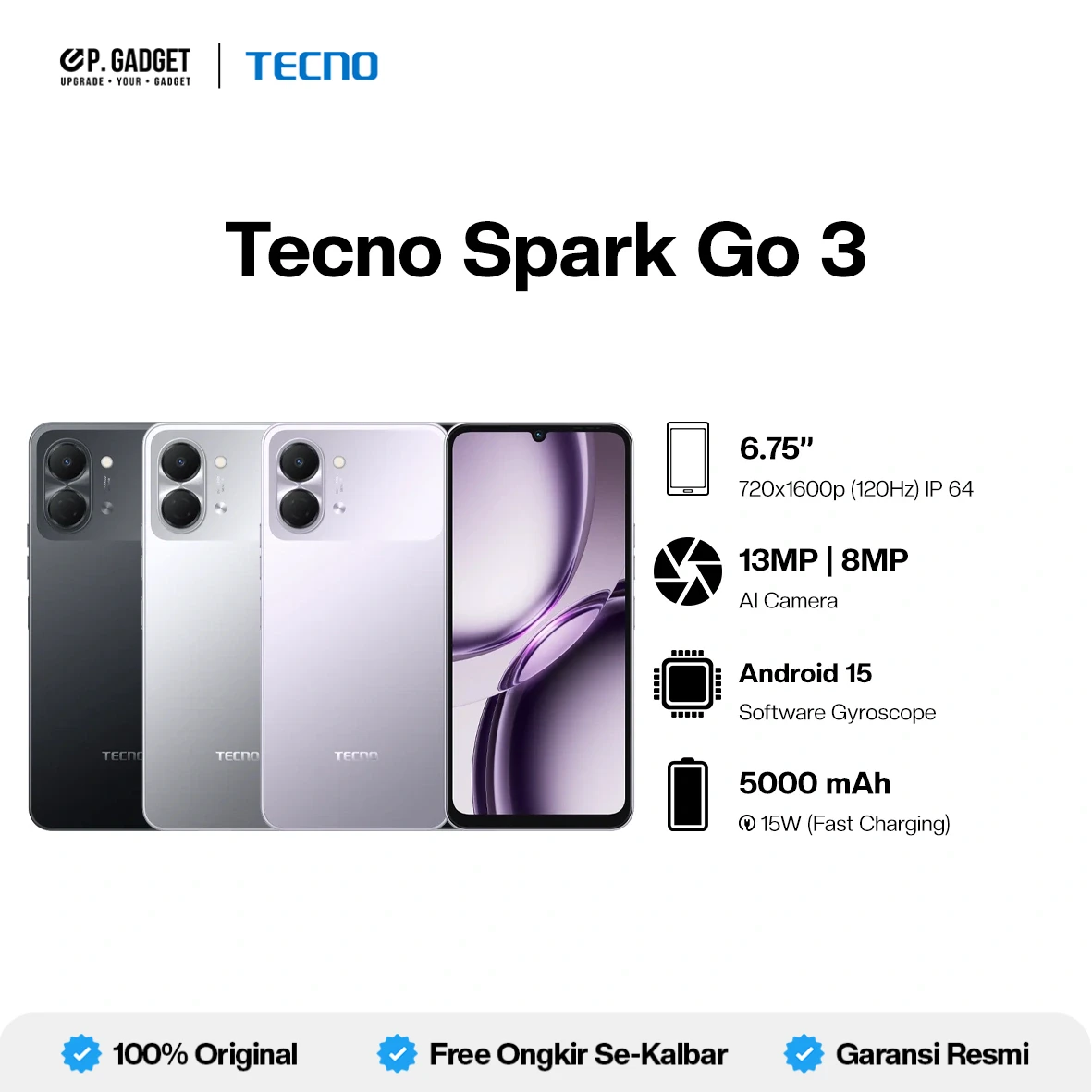 TECNO SPARK GO 3