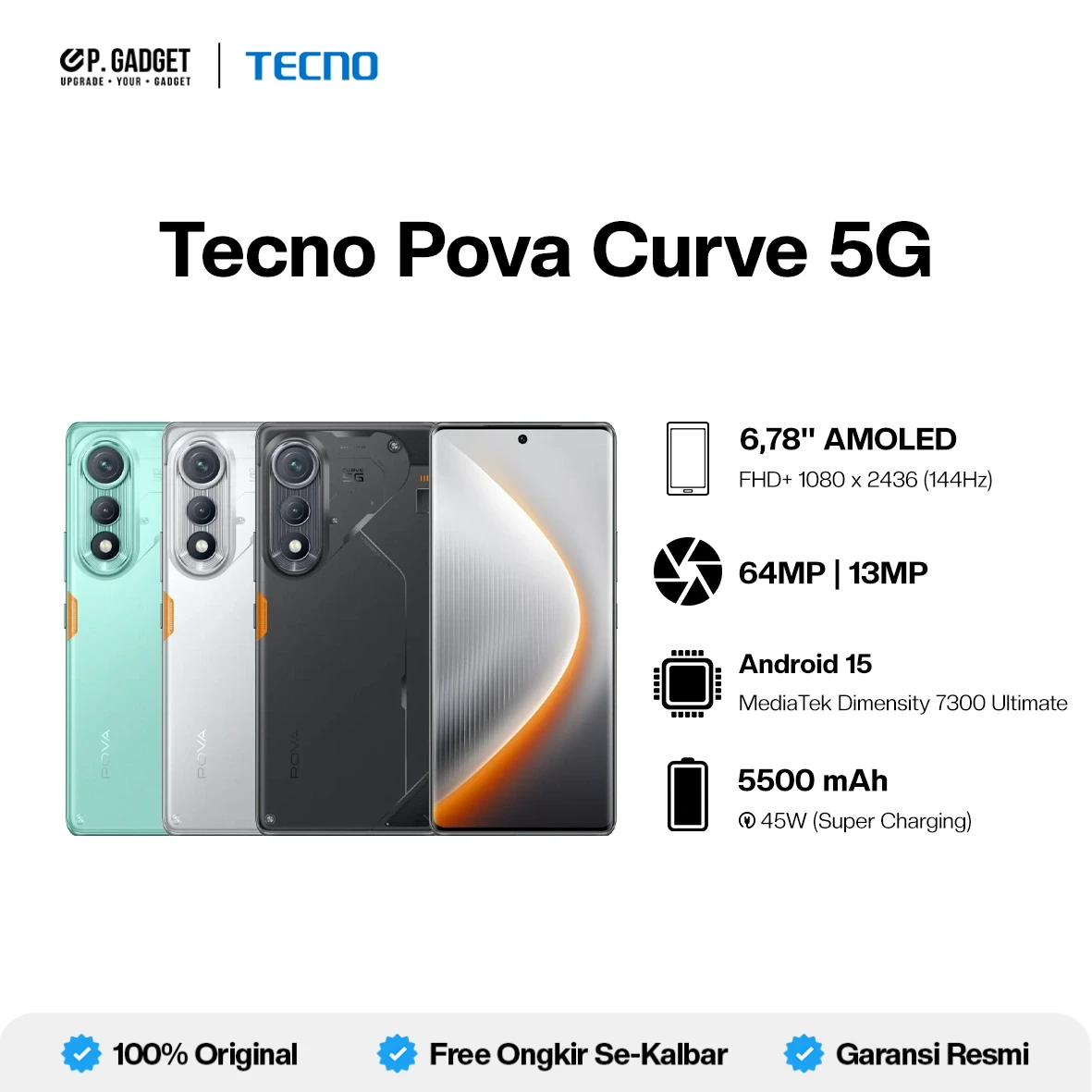 TECNO POVA CURVE 5G