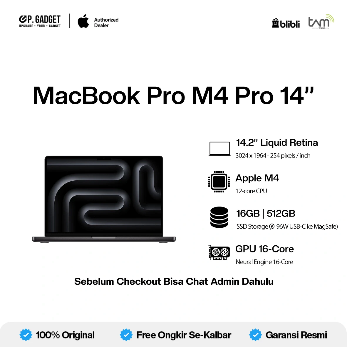 MACBOOK M4 PRO 14