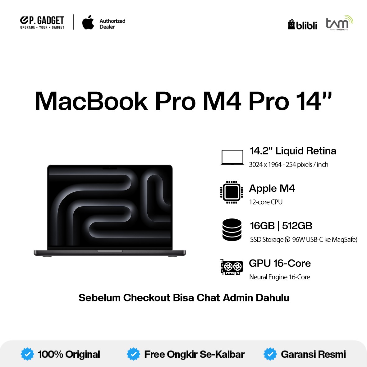 MACBOOK M4 PRO 14"